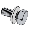 螺栓或螺钉和锥形弹性垫圈组合件