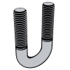 U型螺栓—用于标称直径20至500管 弓形夹