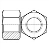 米制六角薄螺母 - 两面车削 [Table 12]