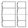 重型六角平螺母和重型薄六角平螺母 [Table 10] (ASTM A563 / F594 / F467)