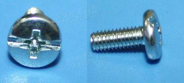 十一字槽盘头螺钉 复合槽机螺钉 电子电器用小螺丝