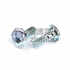grade 10.9, plum blossom slot flat round head screw