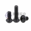 grade 10.9 blackened exagon socket round head screw/bolt