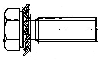 国标 GB9074.16-1988 六角头螺栓和外锯齿锁紧垫圈组合件