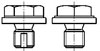 德标 DIN5586-1989 轨道车辆用压缩空气装置-带凸缘和通风的锁紧螺钉