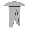 橢圓頭開口型鉚釘 [Table 7]