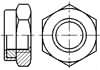 国际 ISO10511-2012 六角尼龙锁紧薄螺母