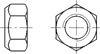 国际 ISO10513-2012 细牙全金属六角锁紧螺母 8级、10级、12级