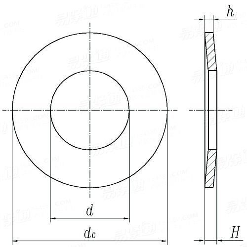 NF E 25104 1978Conical Spring Washers Dynamic Washers (Or So