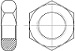 六角頭薄螺母（倒角）（M1.6 - M64）