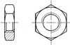 国际 ISO4035-2012 六角薄螺母（倒角）- 0型 - 产品等级A级和B级