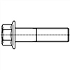 汽标代号 Q185 六角法兰面螺栓 细牙 小系列 标准型