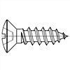 Raised countersunk(oval) head self tapping screws