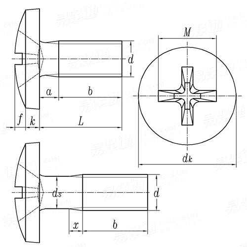 JIS B 1111 2017Cross Recessed Raised Cheese Head Screws