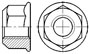美标 ASME18.16M-2004 米制全金属六角法兰面锁紧螺母 [Table 2] (A563M, F836M, F467M)