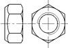 美标 ASME18.16M-2004 米制全金属六角锁紧螺母 [Table 1] (A563M, F836M, F467M)