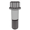 美标 ASME18.2.5M-2013 十二角法兰螺栓 (12.9 / ASTM F468M)