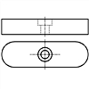 德标 DIN6885-1-2021 C型 圆头带单孔平键