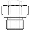 液壓管接頭用螺紋柱端 - E型柱端