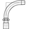 钢制螺纹管件 表24 - 直长螺纹月弯管 1A型