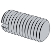 Slotted set screws with round end  [Table 5] (A307, SAE J429, F468, F593)