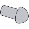 High Button Head (Acorn) Rivets, (Manufactured Shape)  [Table 2] (A31, A131, A152, A502)