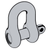 Forged steel shackles for general lifting purposes - Dee shackles