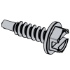 Slotted Hex Head Self-drilling Tapping Screws With Collar