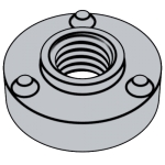 汽标QC /T867 - 2011 QC867 867QC 焊接圆螺母