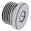Hydraulic Flareless Tube Fittings - Hexagon Socket O-Ring Boss Plug