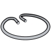 Round Wire Snap Rings For Piston Pins - Form A