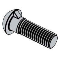 DIN607 半圆头带榫螺栓