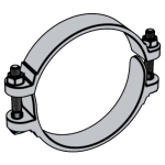 德标DIN 3017-2 - 2002 DIN3017-2 3017-2DIN 喉箍—软管夹件.第2部分带夹紧凸缘的夹件 B2型