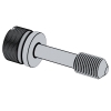 Knurled Thumb Screws With Waisted Shank