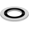鋼制管法蘭用纏繞式墊片 - 突面法蘭用帶對中環(C型)或帶内環和對中環(D型)墊片