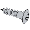 Particle Board Screws With Cross Recess Type Z, Raised Countersunk Head