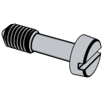 德标DIN 7964 (A) - 1990 DIN7964 7964DIN 粗牙不脱出螺栓和螺钉 - 开槽矮圆柱头