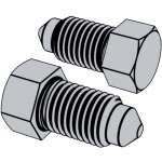 德标DIN 564 - 1995 DIN564 564DIN 小六角頭短圓柱截錐端緊定螺釘