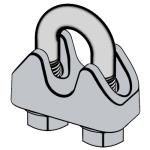 欧标EN 13411-5 (A1) - 2003 EN13411-5 13411 U形螺栓钢丝绳夹具 - 钢丝绳绳夹（卡头）