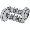 十字槽圓頭帶介自攻螺釘