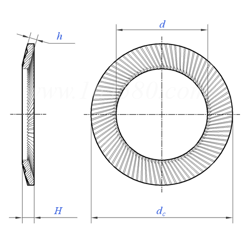 DIN  9250 (S) 碳钢防松垫圈