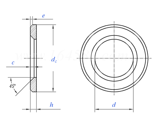 DIN EN  14399 (-6 Chamfered washer) - 2015 预负载用高强度结构螺栓连接组件，第6部分：平面倒角垫圈