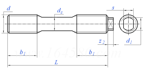 GB /T 13807.2 (L) - 2008 腰狀杆螺柱連接副 L 型一一标準螺紋（d≤52）