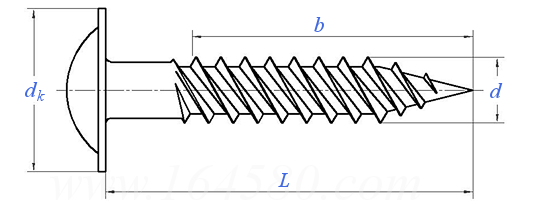 DIN  18182-2 (FN) - 2010 扁平头带介双线程干壁钉