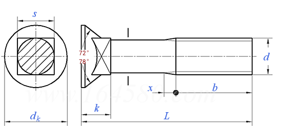 GB /T 10 - 2013 沉头方颈螺栓
