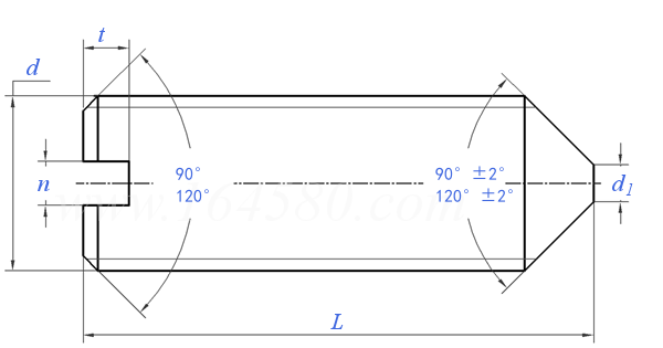 GB /T 71 - 2018 开槽锥端紧定螺钉