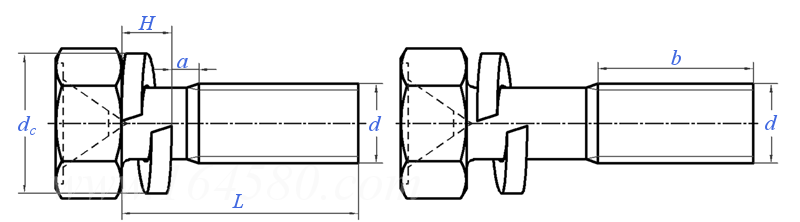 GB  9074.12 - 1988 十字槽凹穴六角头螺栓和弹簧垫圈组合件
