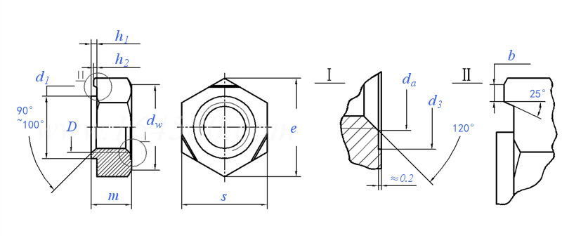 QC /T 860 - 2011 六角焊接螺母
