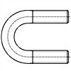 U型螺栓 圆角 (F468, F593, F1554, A307, A193/A193M, A320/A320, SAE J429)