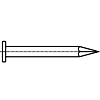 德标DIN 1151 (A) - 1973 DIN1151 1151DIN A型 平圓頭鋼釘